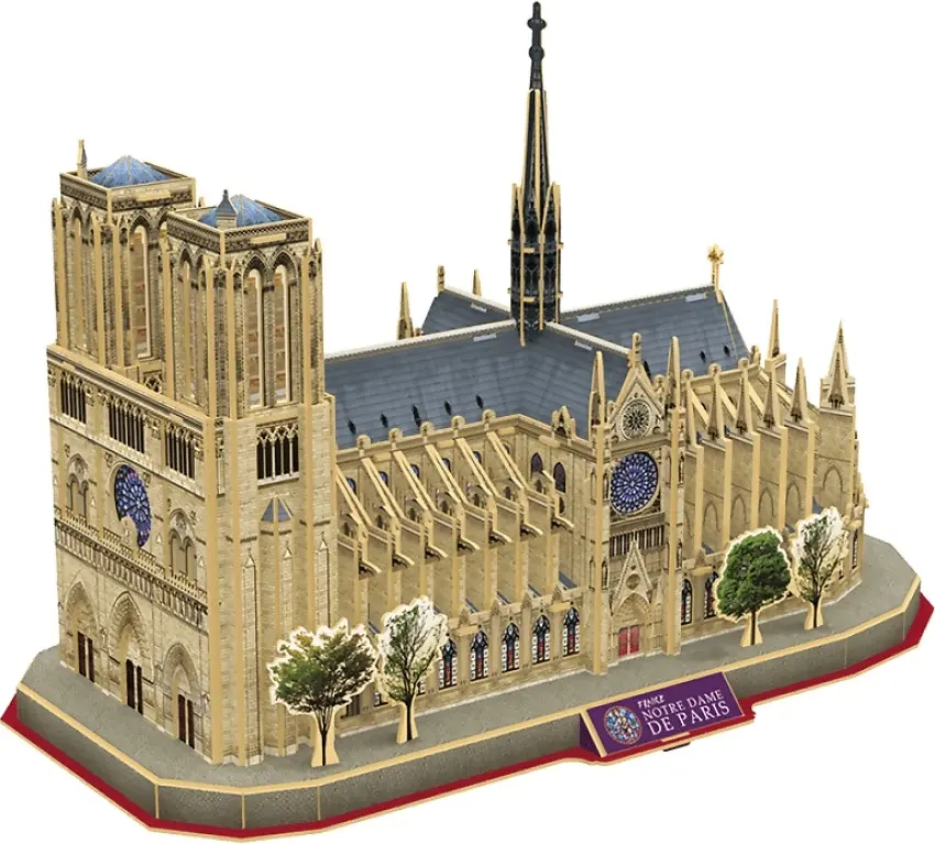 U Games - National Geographic Paris – Notre Dame 3d Puzzle 128pc