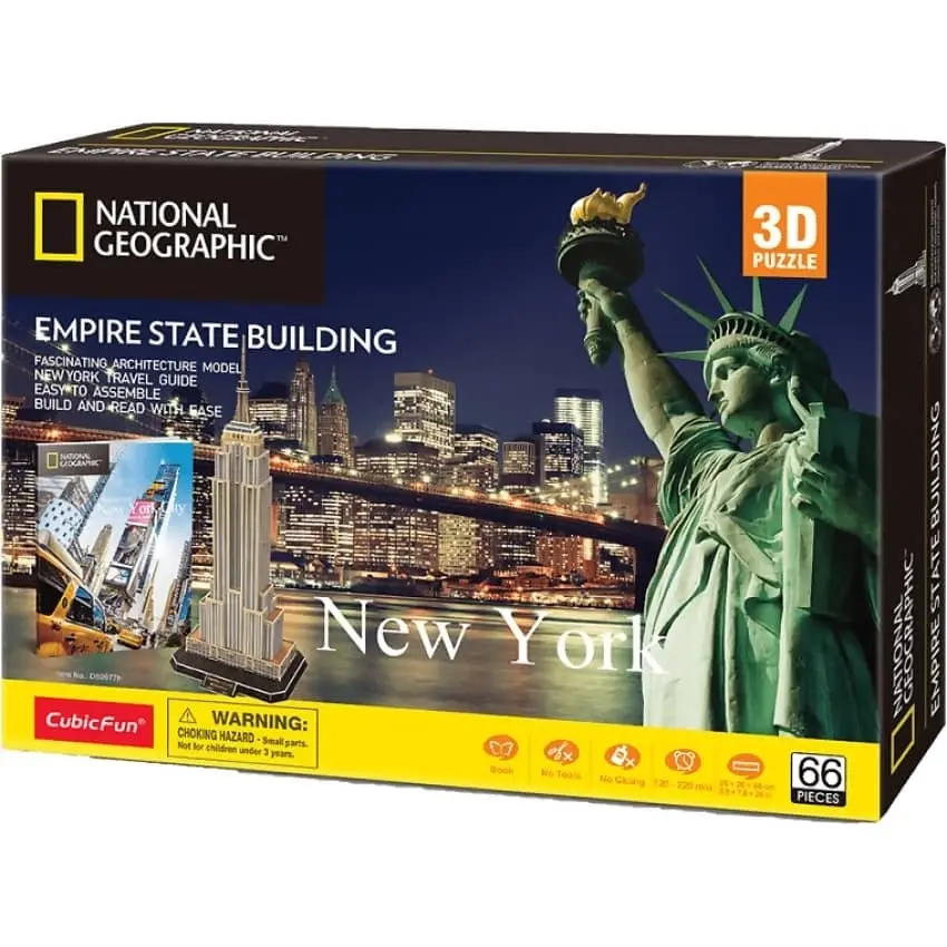 U Games - National Geographic New York – Empire State Building 3d Puzzle 66pc