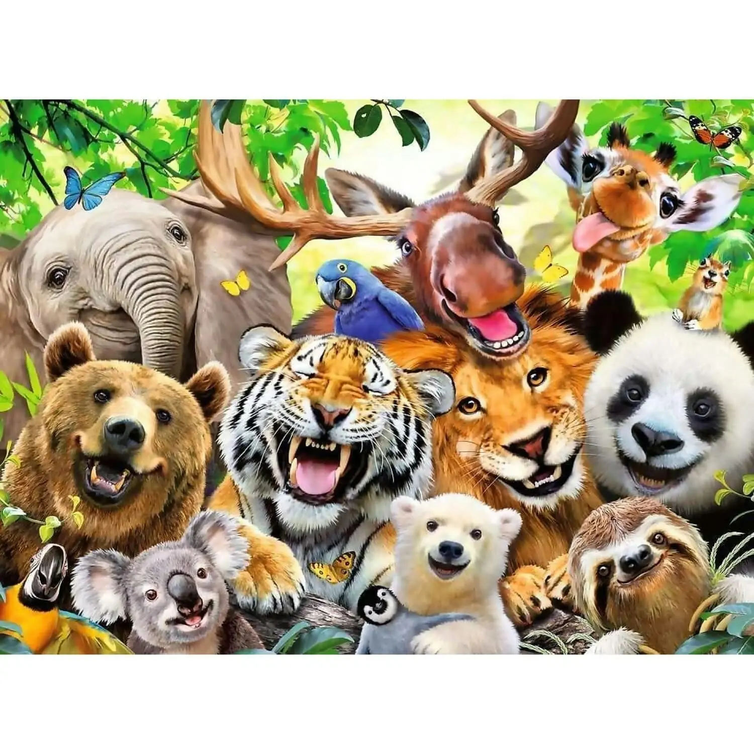 Ravensburger - Wild Animal Selfie Jigsaw Puzzle XXL 300pc