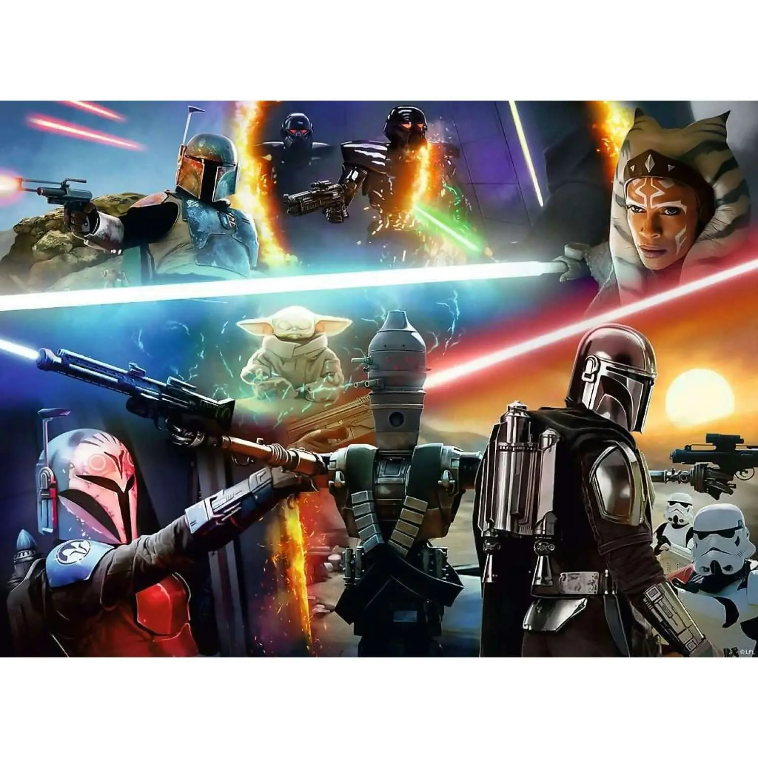 Ravensburger - The Mandalorian Crossfire Jigsaw Puzzle Xxl 300pc