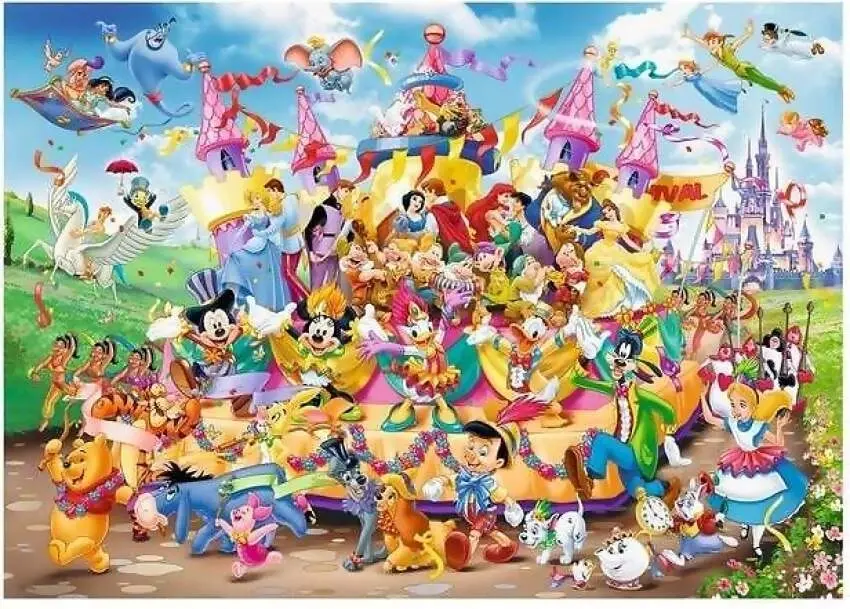 Ravensburger - Disney Carnival Characters Jigsaw Puzzle 1000 Pieces