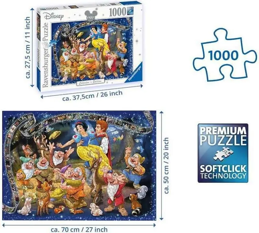 Ravensburger - Disney Snow White Jigsaw Puzzle 1000 Pieces