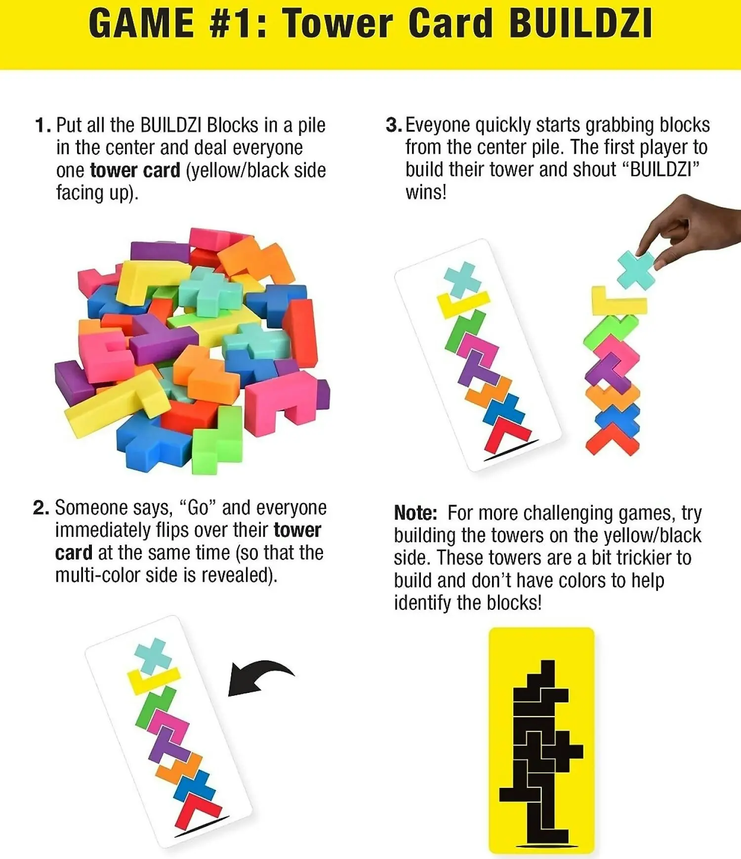 Tenzi - Buildzi - Block Building Game