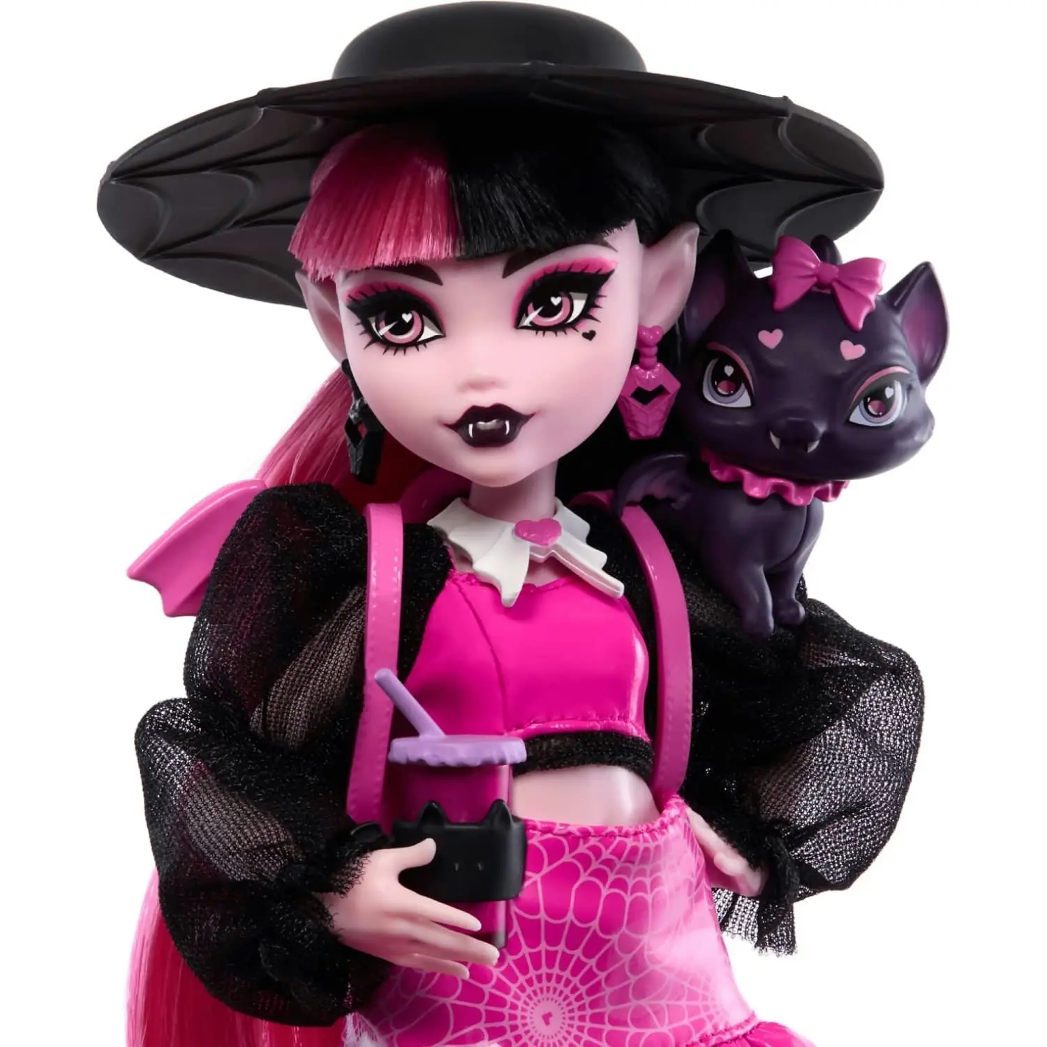 Monster High - Draculaura Fashion Doll With Pet Count Fabulous And Accessories - Mattel