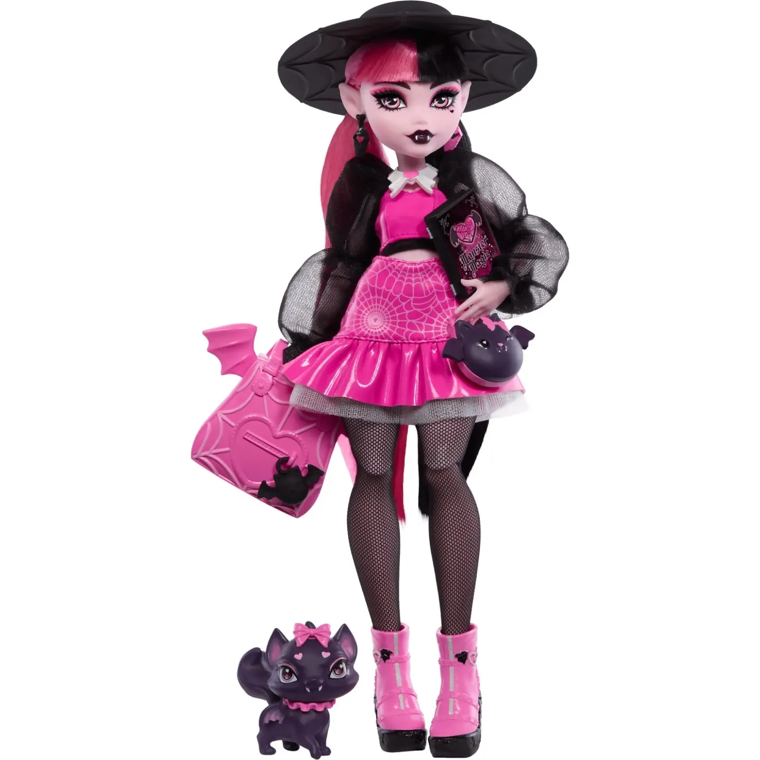 Monster High - Draculaura Fashion Doll With Pet Count Fabulous And Accessories - Mattel