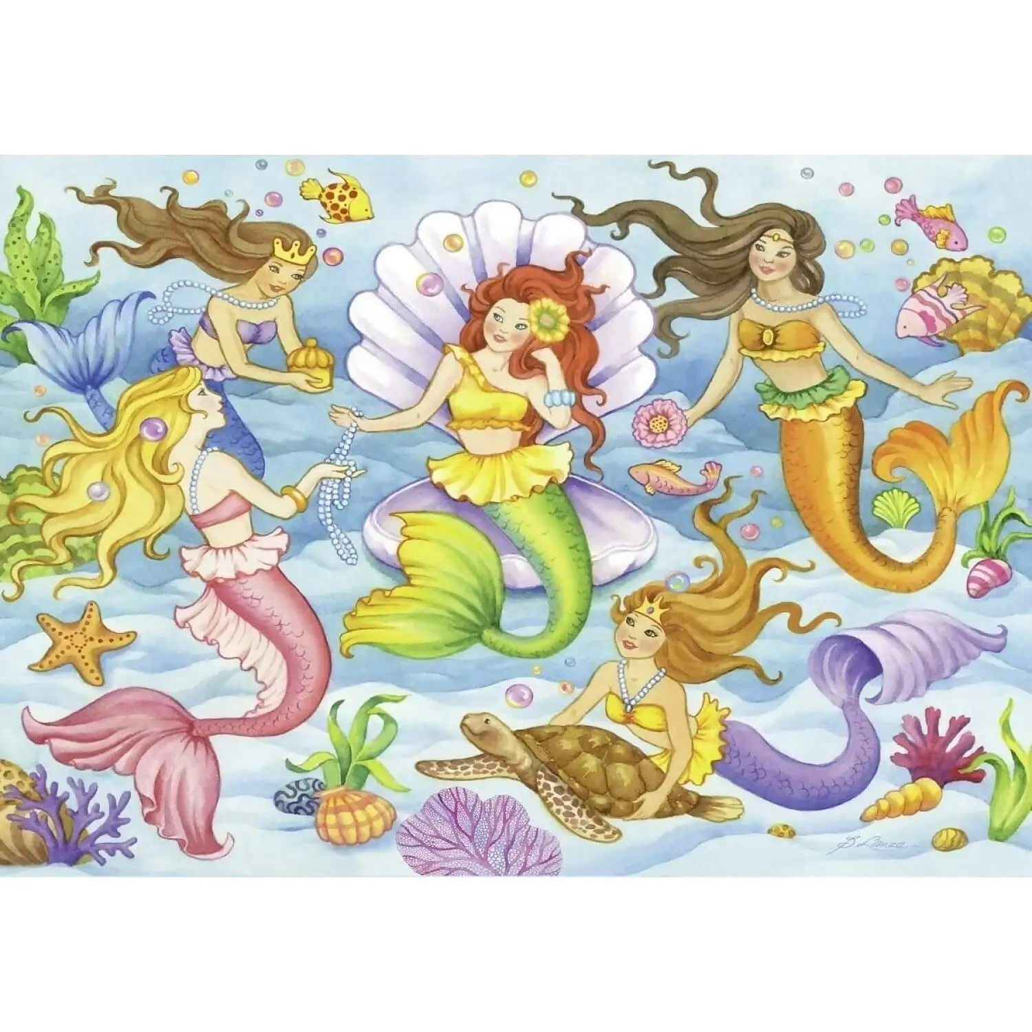 Ravensburger - Queens Of The Ocean Jigsaw Puzzle 35pc