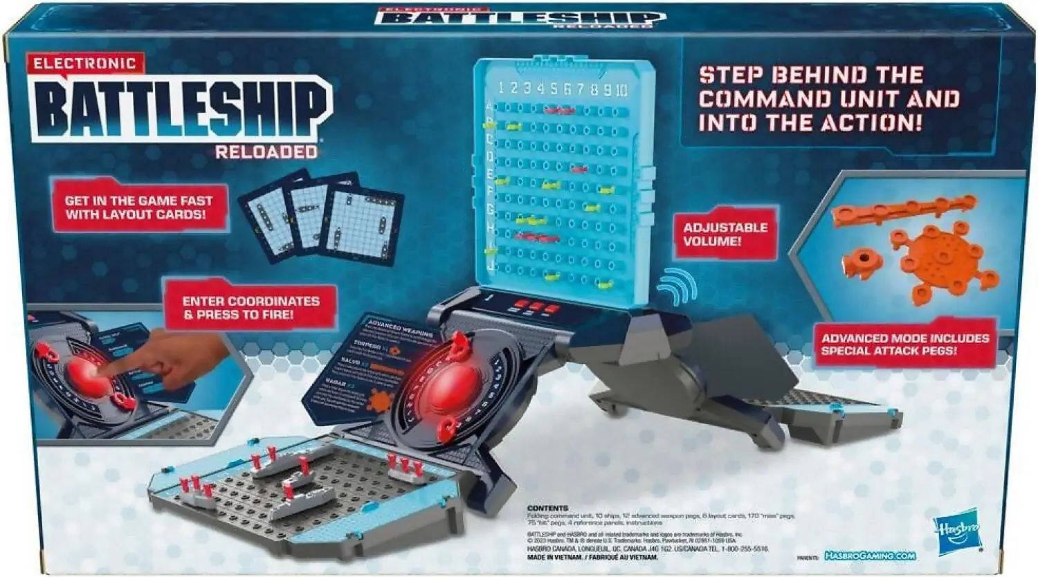 Hasbro - Electronic Battleship Board Game For Families And Kids Strategy Naval Combat Game Family Gifts Family Games Games For Kids