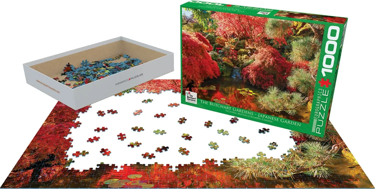 Eurographics - The Butchart Gardens Japanese Garden - Jigsaw Puzzle 1000pc