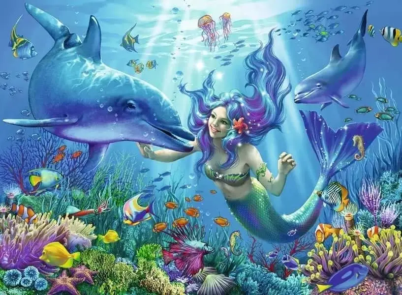 Ravensburger - Shining Underwater Paradise Jigsaw Puzzle 200 Pieces