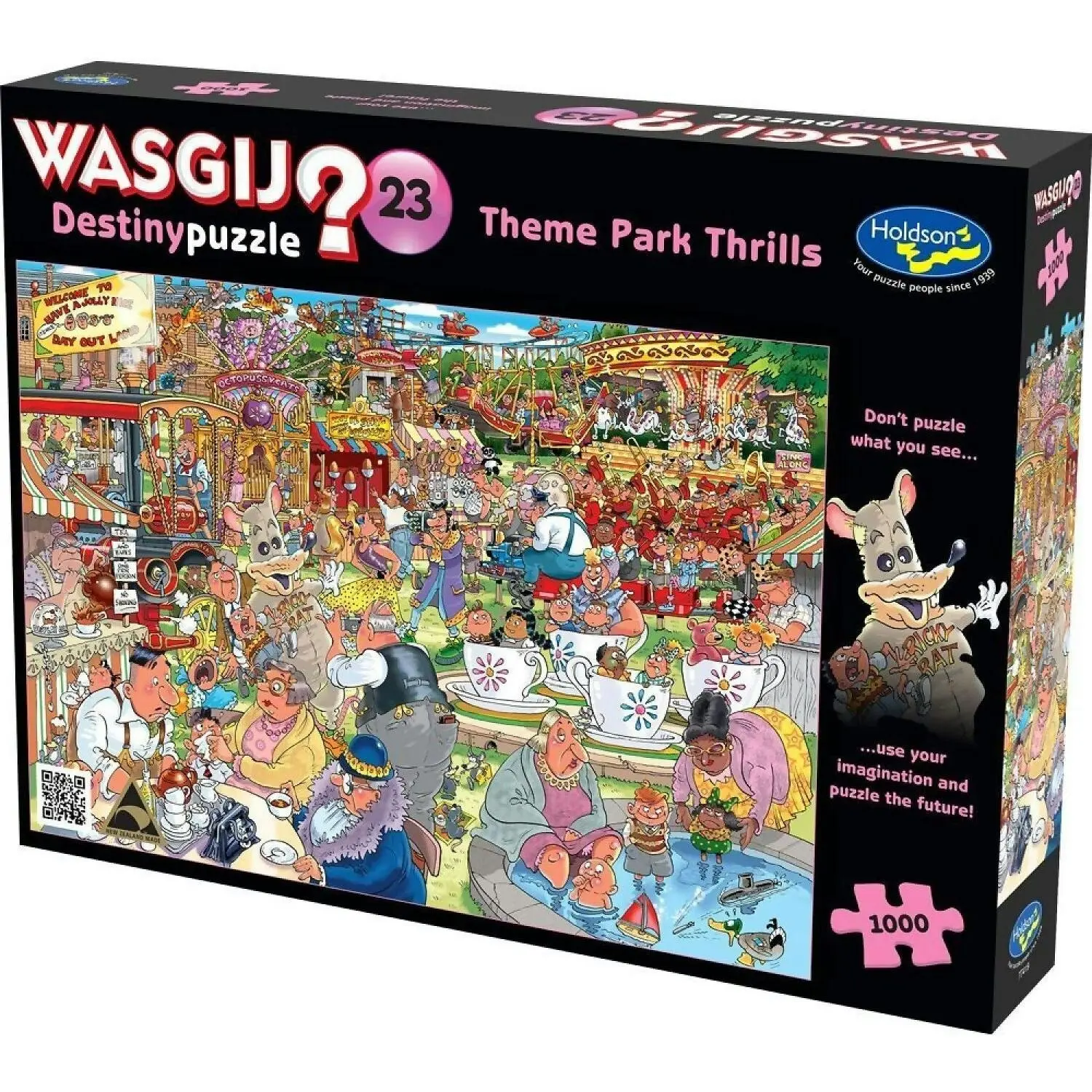 Wasgij - Destiny 23 -Theme Park Thrills - Holdson Jigsaw Puzzle 1000 Pieces