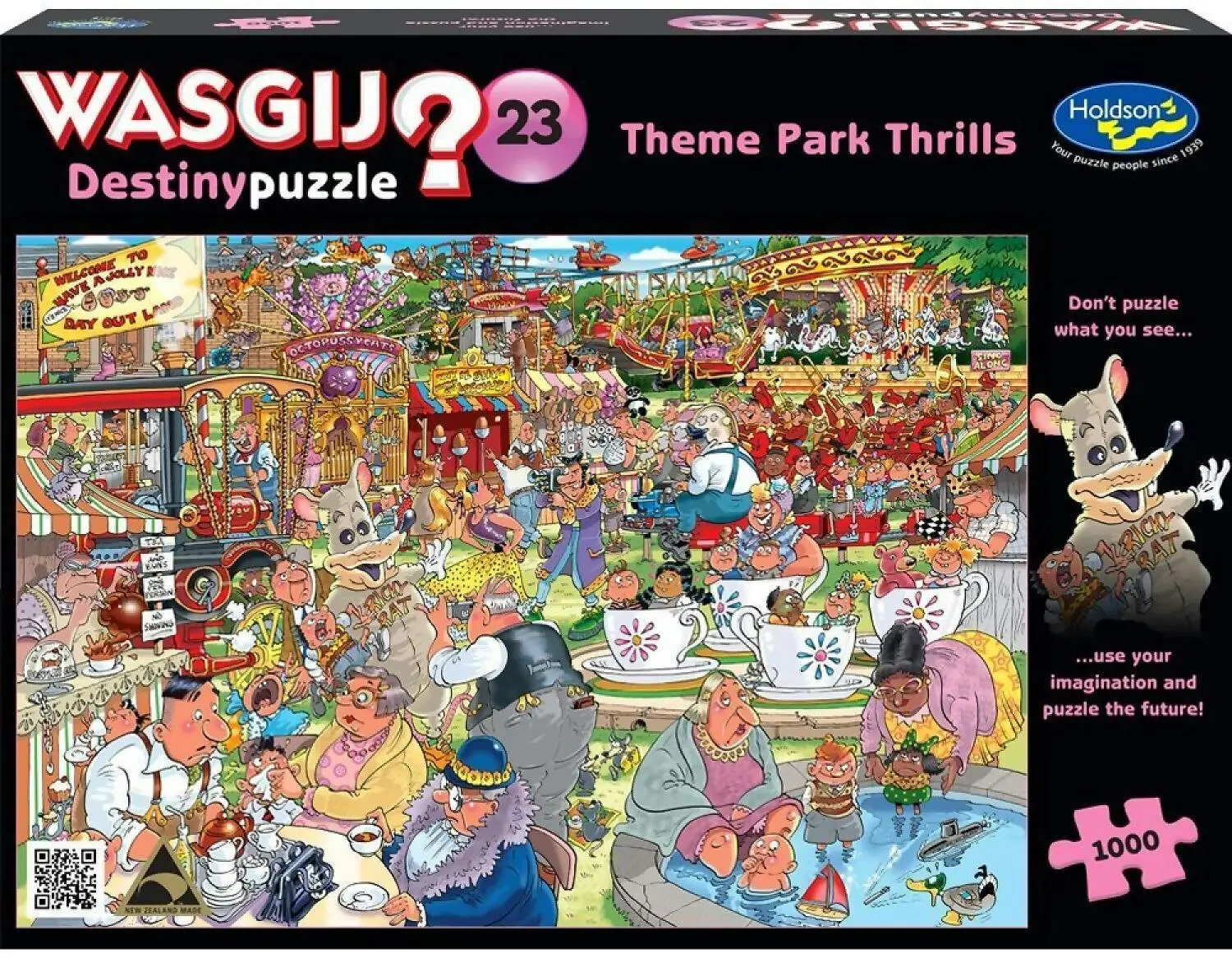 Wasgij - Destiny 23 -Theme Park Thrills - Holdson Jigsaw Puzzle 1000 Pieces