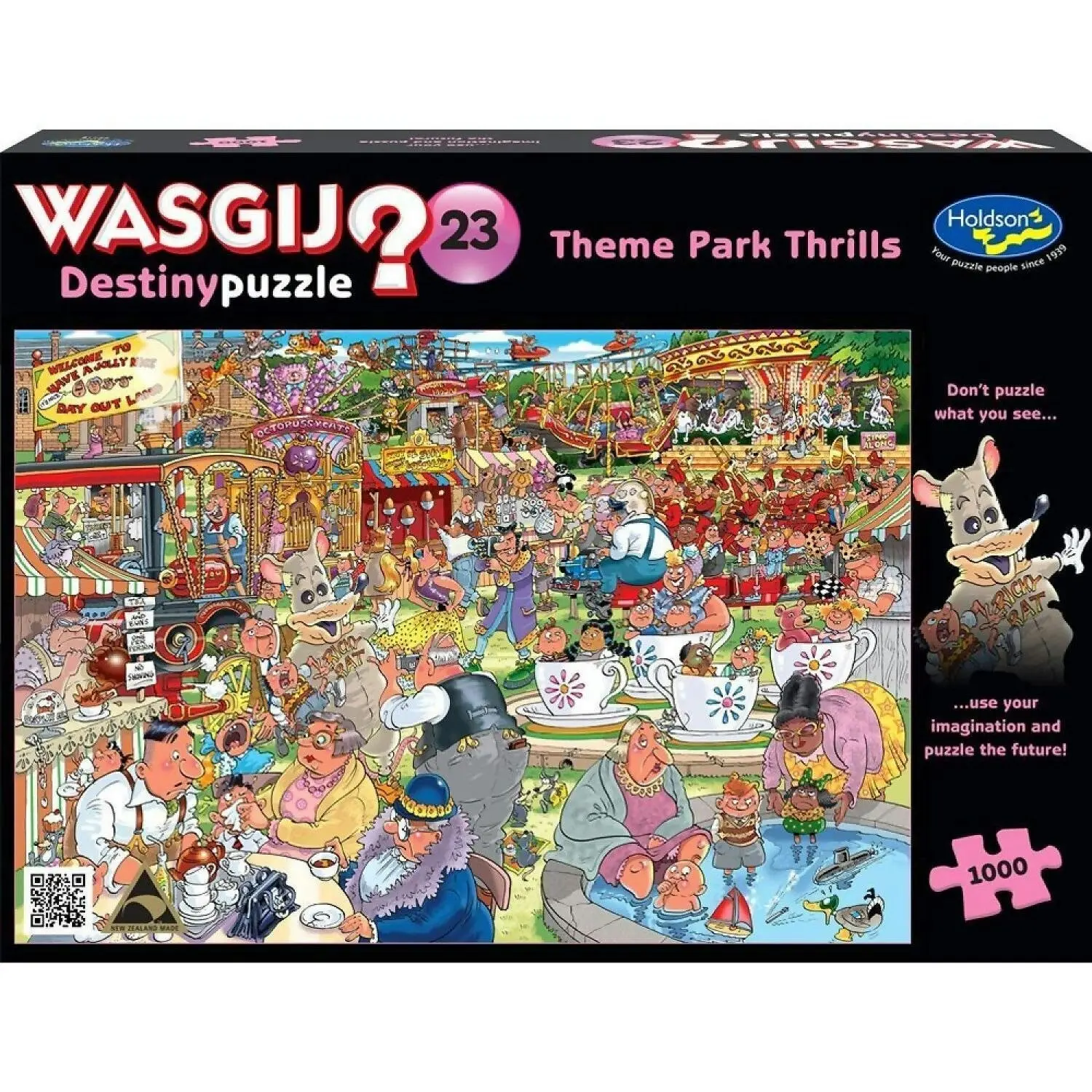 Wasgij - Destiny 23 -Theme Park Thrills - Holdson Jigsaw Puzzle 1000 Pieces