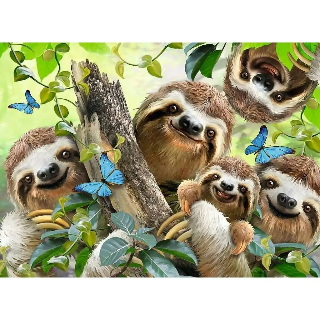 Ravensburger - Sloth Selfie Jigsaw Puzzle 500 Pieces