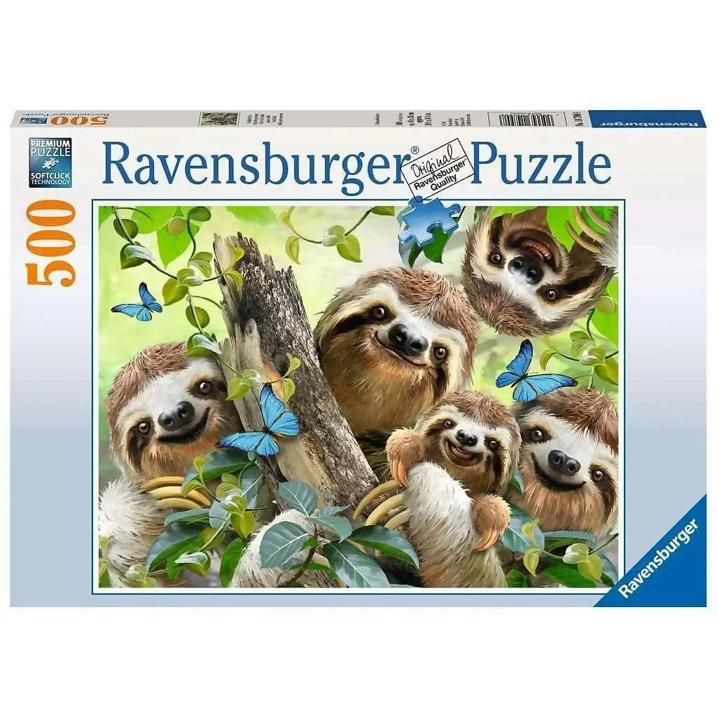 Ravensburger - Sloth Selfie Jigsaw Puzzle 500 Pieces