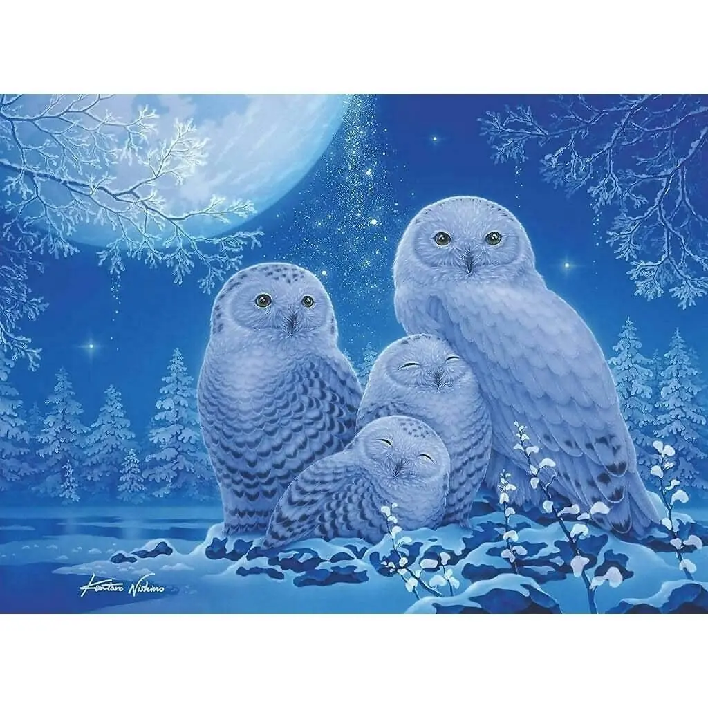 Ravensburger - Owls In The Moonlight Jigsaw Puzzle 500 Pieces