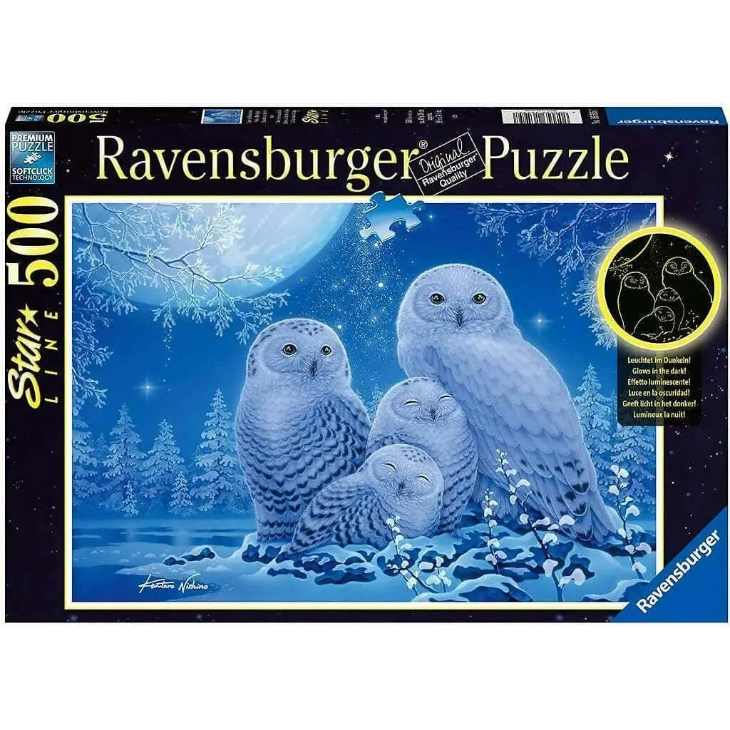 Ravensburger - Owls In The Moonlight Jigsaw Puzzle 500 Pieces