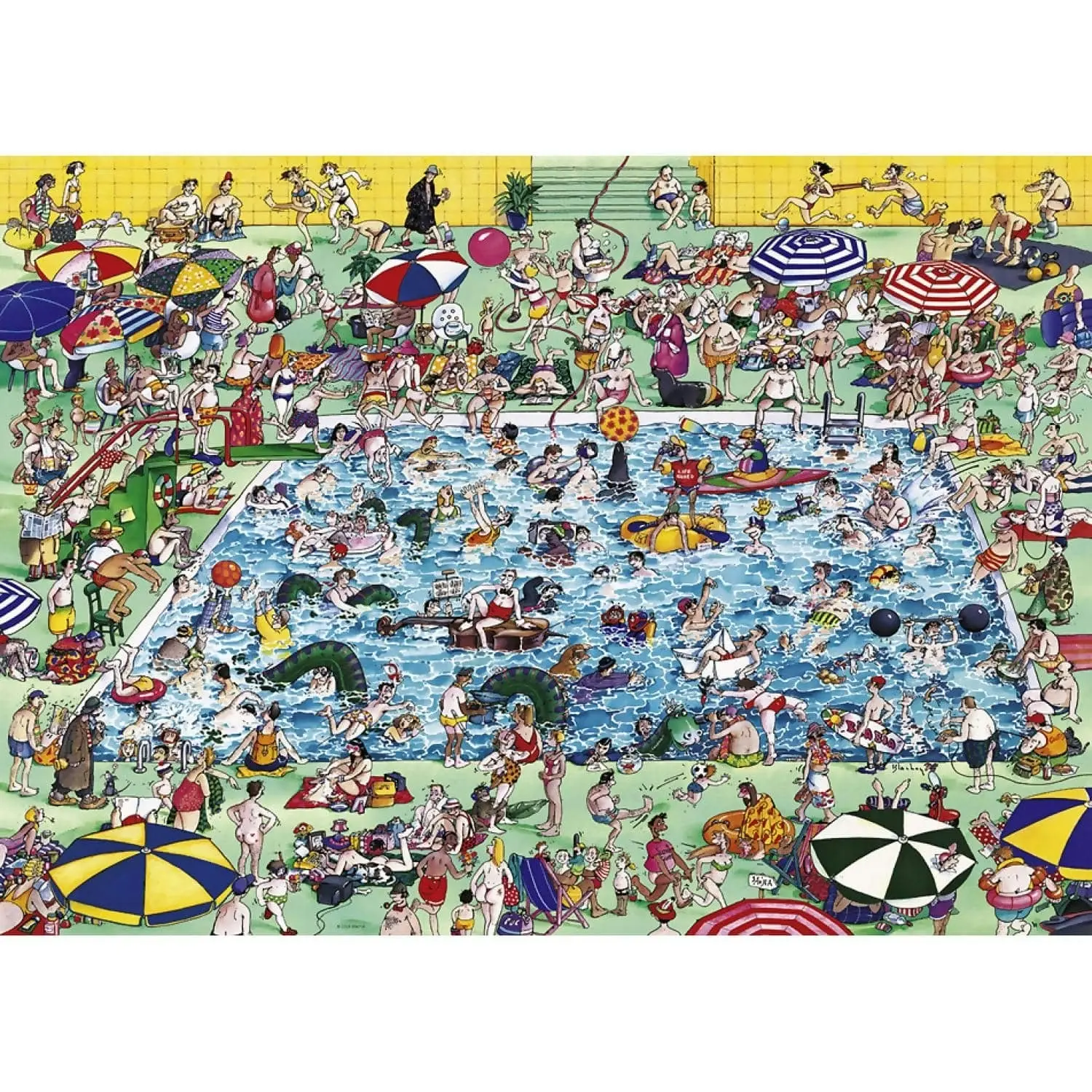 Heye - Cool Down Blachon Cartoon Classics Jigsaw Puzzle 1000 Pieces