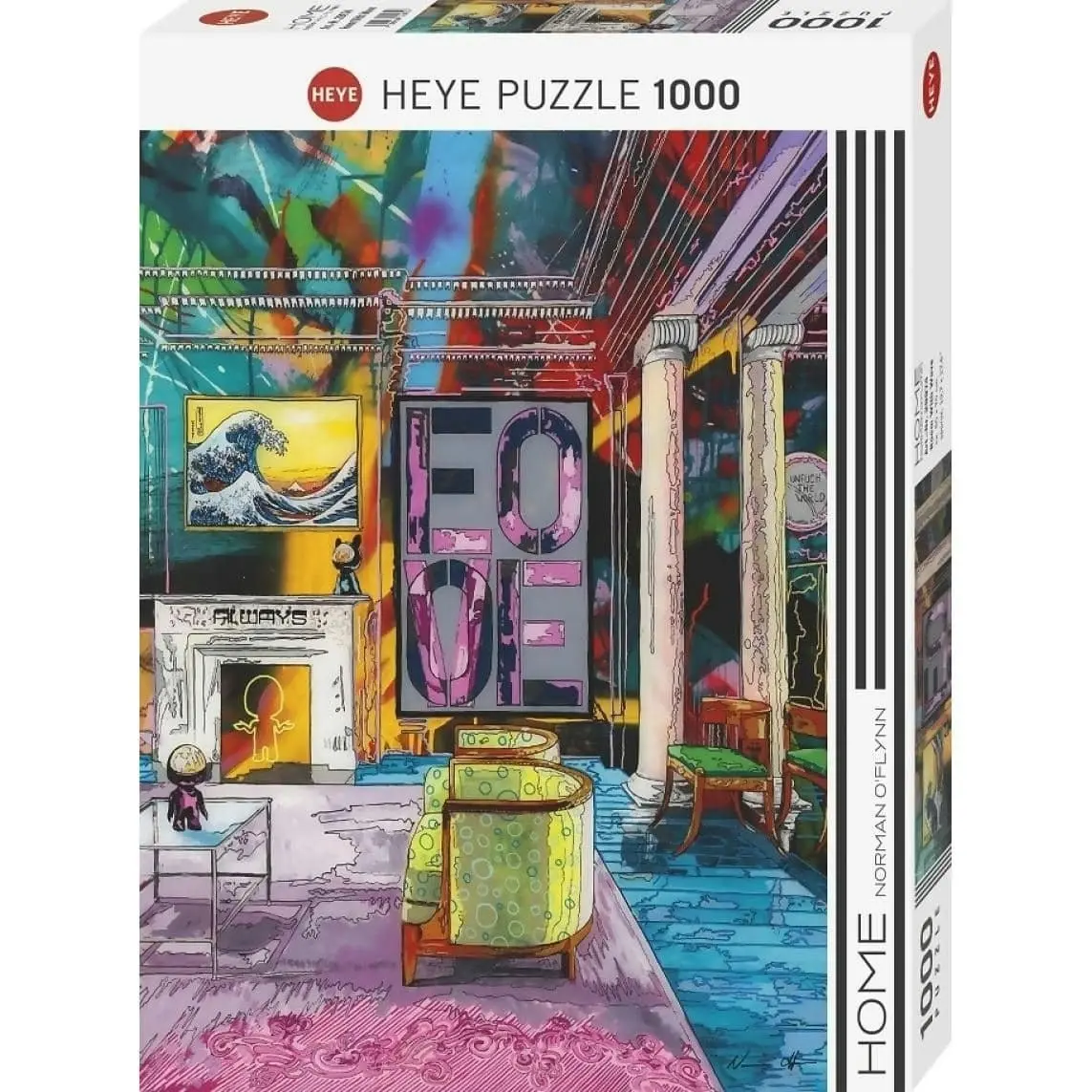 Heye - Room With Wave Home Jigsaw Puzzle 1000 Pieces