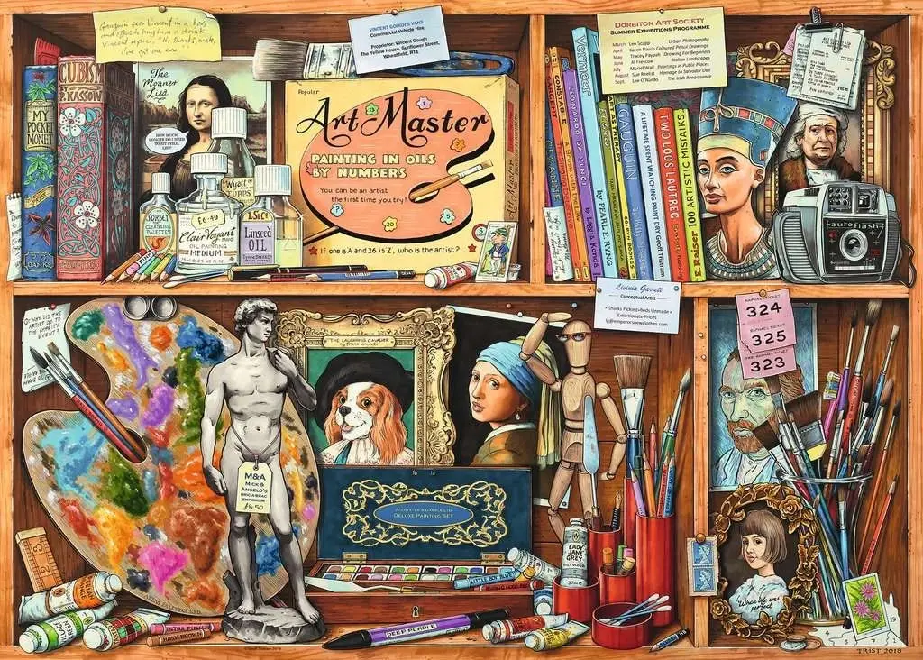 Ravensburger - The Artist's Cabinet Jigsaw Puzzle 1000 Pieces