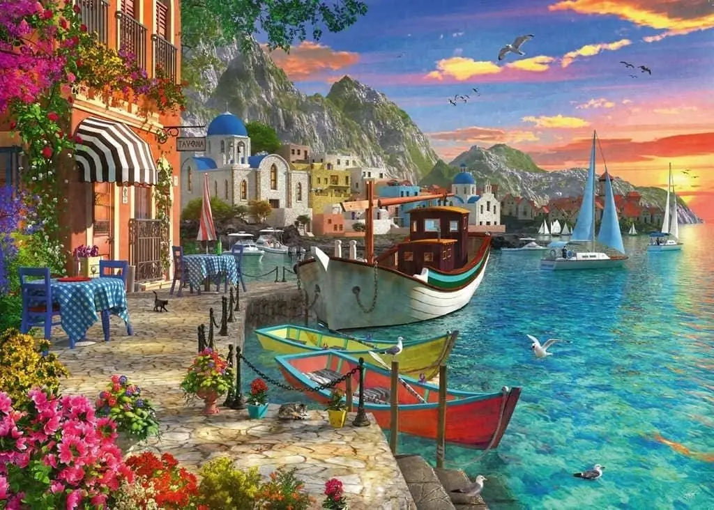 Ravensburger - Grandiose Greece Jigsaw Puzzle 1000 Pieces