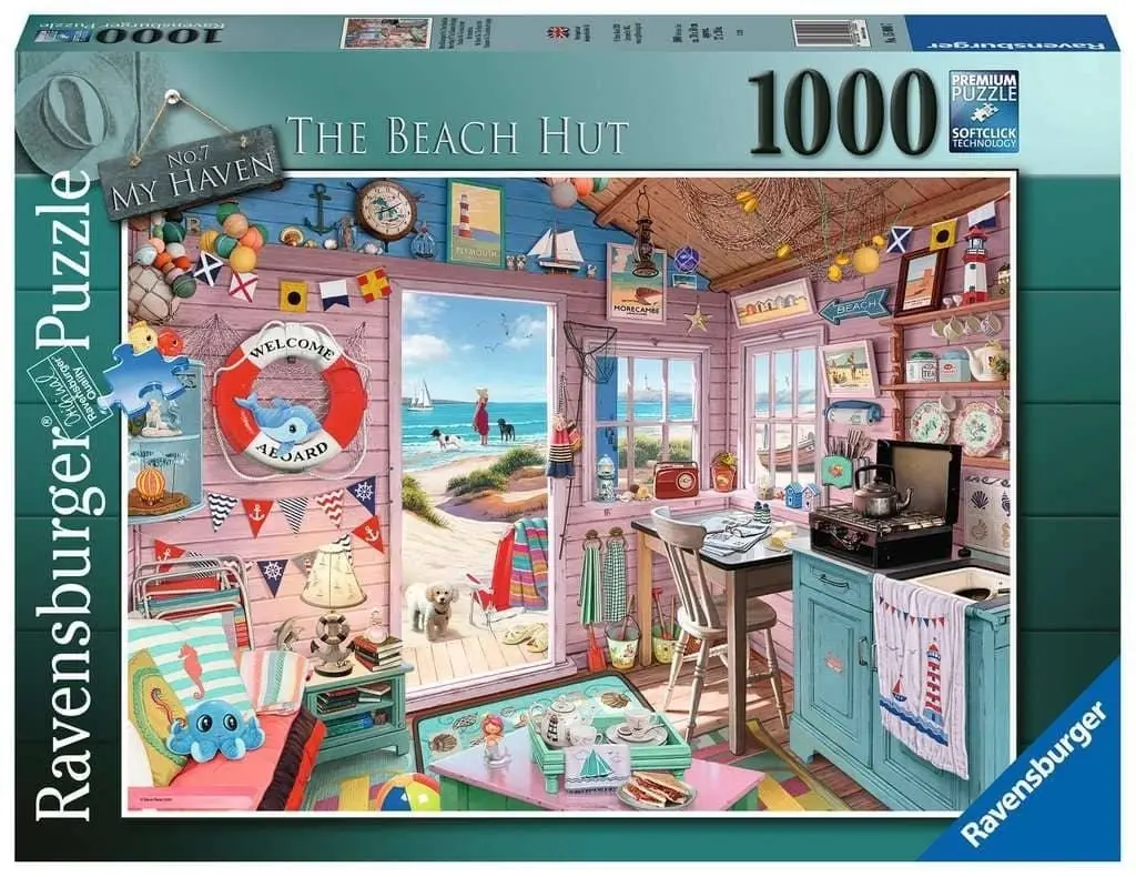 Ravensburger - The Beach Hut - My Haven No7 - 1000 Pieces