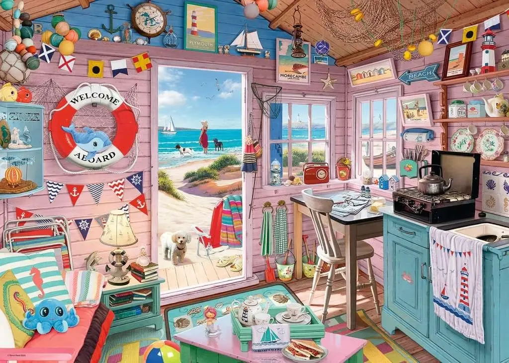 Ravensburger - The Beach Hut - My Haven No7 - 1000 Pieces