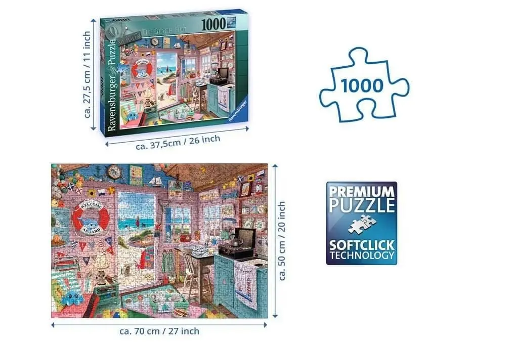 Ravensburger - The Beach Hut - My Haven No7 - 1000 Pieces