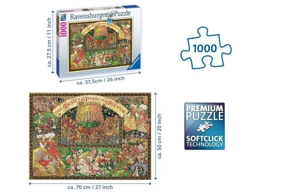 Ravensburger - Windsor Wives Jigsaw Puzzle 1000 Pieces