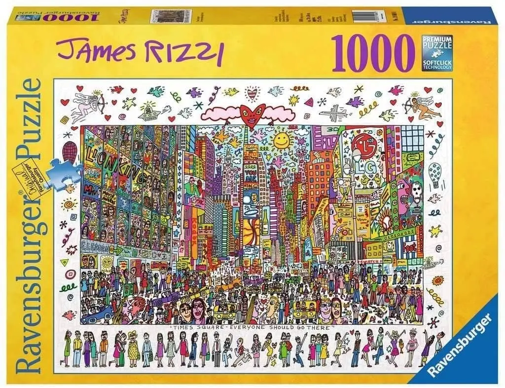 Ravensburger - James Rizzi Times Square 1000 Pieces Jigsaw Puzzle