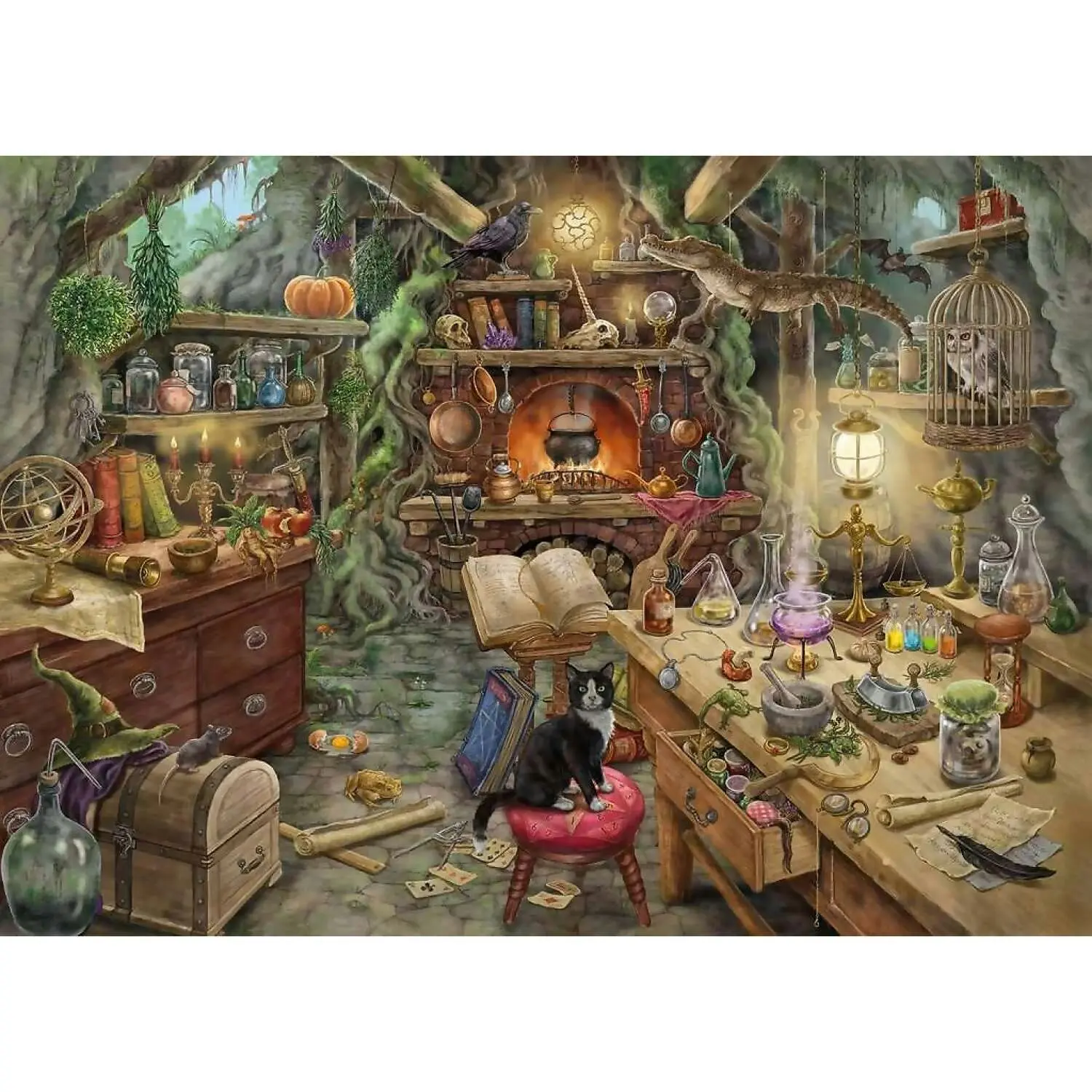 Ravensburger - Escape Puzzle: The Witches Kitchen Jigsaw Puzzle 759pc