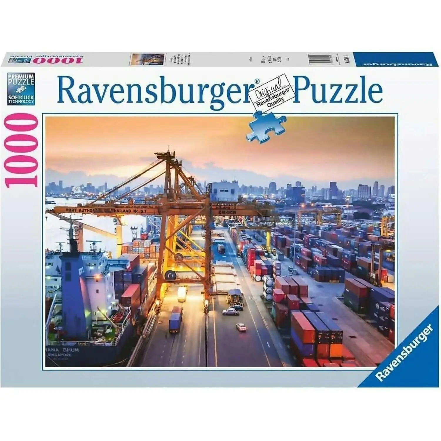 Ravensburger - Port Of Hamburg Jigsaw Puzzle 1000pc