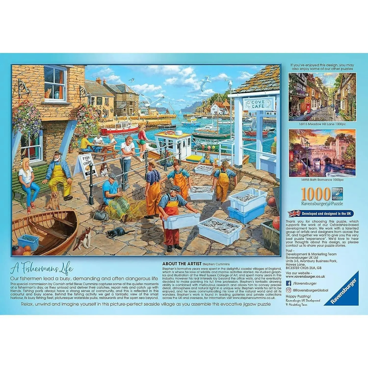 Ravensburger - A Fishermans Life Jigsaw Puzzle 1000pc