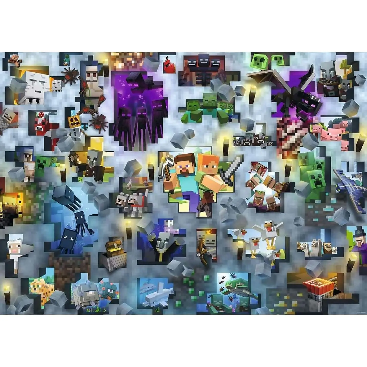 Ravensburger - Minecraft Mobs Jigsaw Puzzle 1000pc