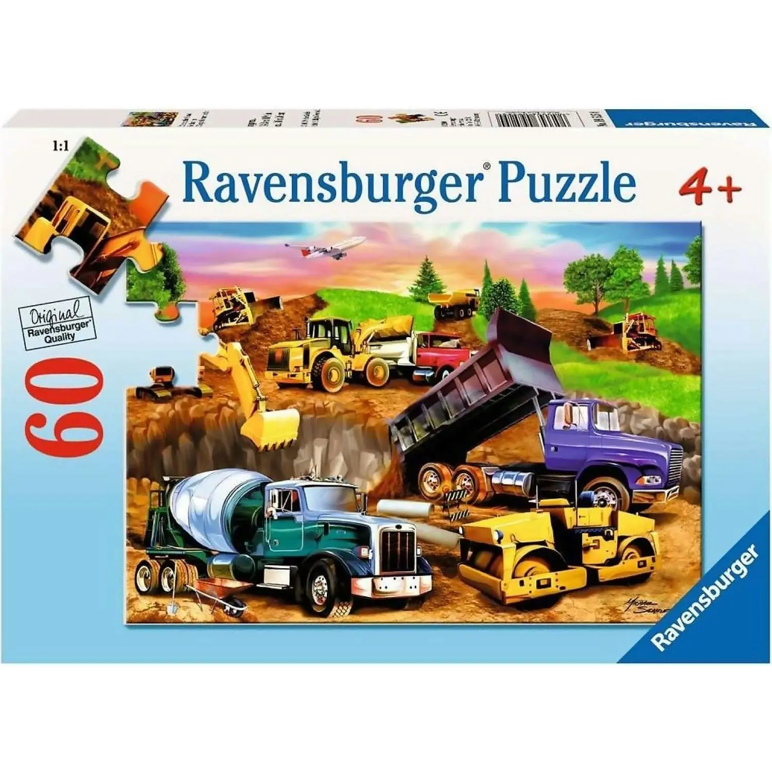 Ravensburger - Construction Crowd Jigsaw Puzzle 60 Pieces