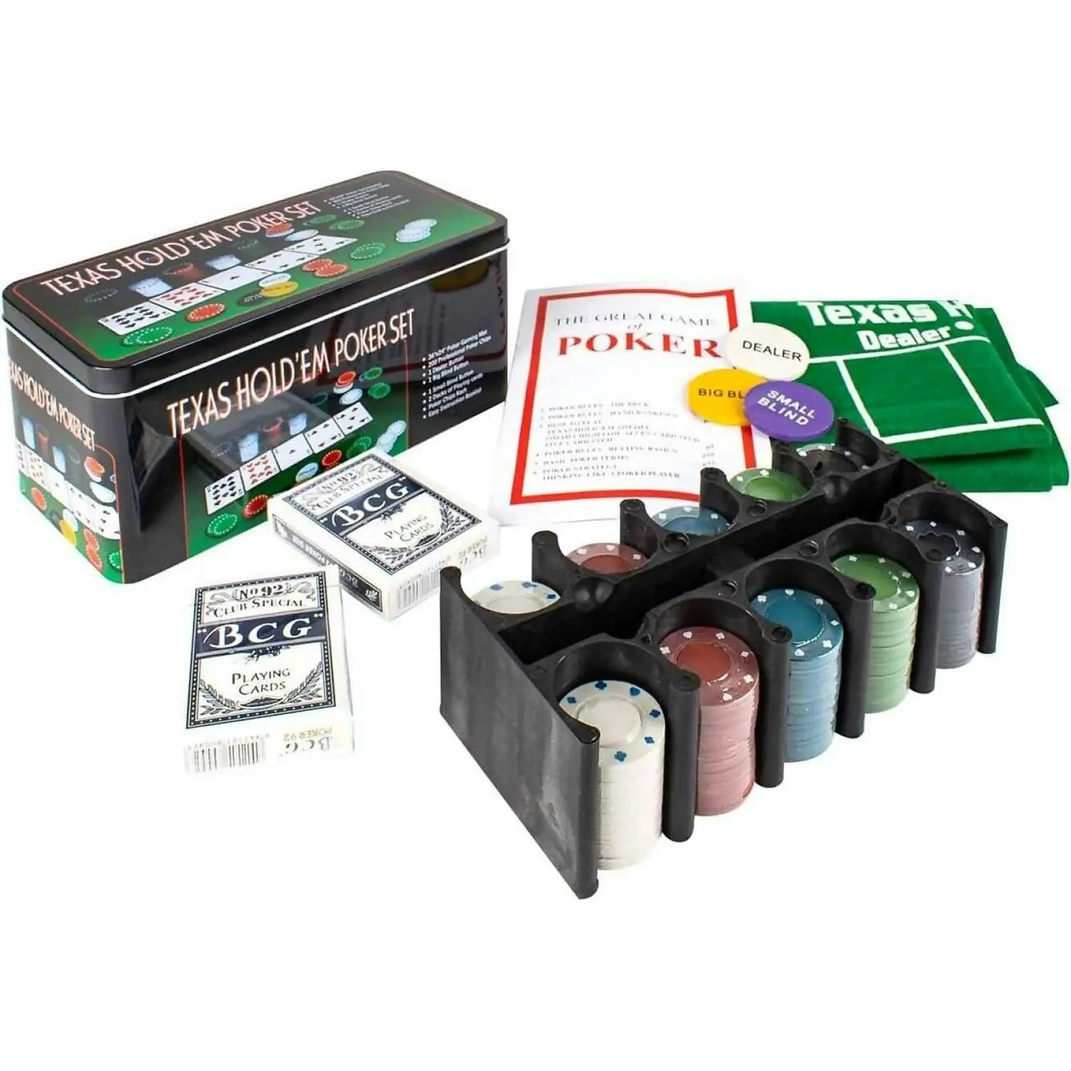 LANDMARK - Texas Hold Em Poker Set 200chips 4gm