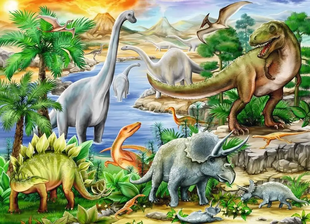 Ravensburger - Prehistoric Life Jigsaw Puzzle 60 Pieces