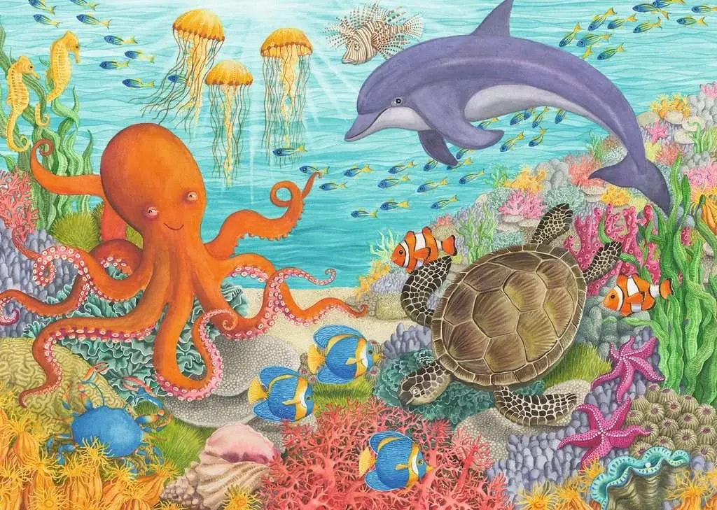 Ravensburger - Ocean Friends Jigsaw Puzzle 35 Pieces