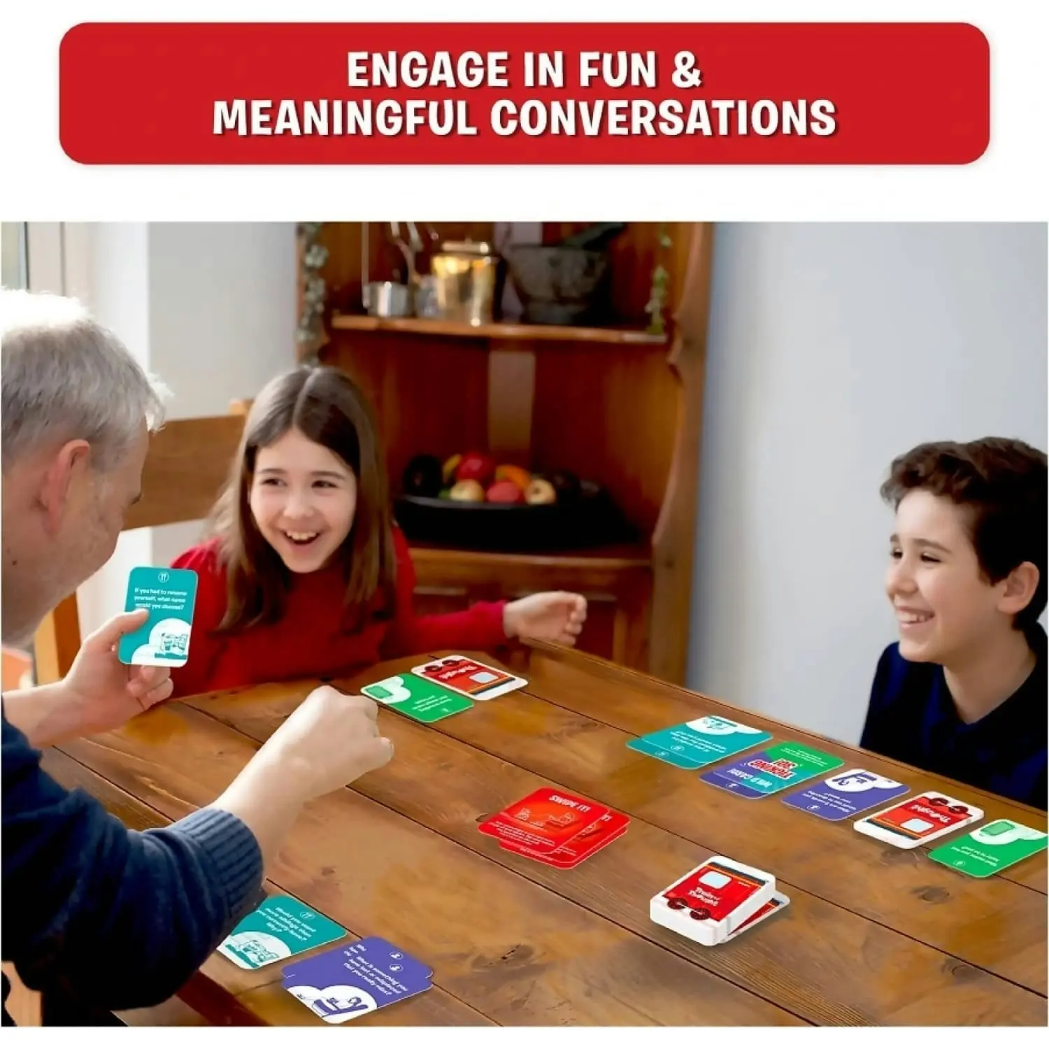 Skillmatics - Card Game Train Of Thought Game Fun For Outdoors Travel Game Nights