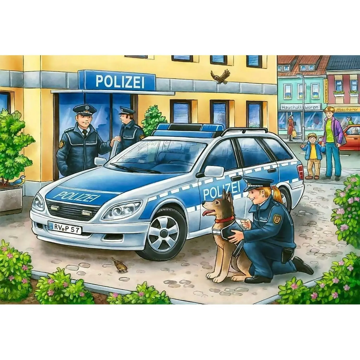 Ravensburger - Police And Firefighters Jigsaw Puzzle 2 X 12pc