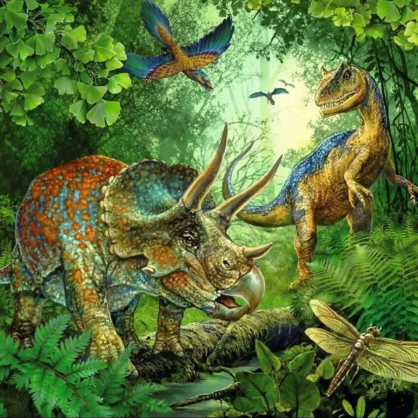 Ravensburger - Dinosaur Fascination Jigsaw Puzzle 3x49 Pieces