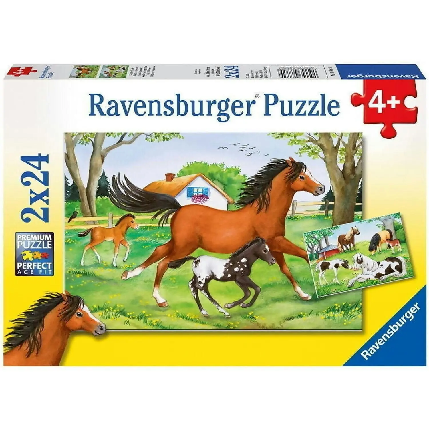 Ravensburger - World Of Horses Jigsaw Puzzle 2x24 Pieces