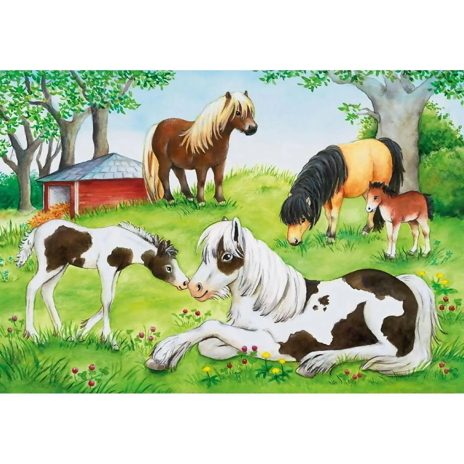 Ravensburger - World Of Horses Jigsaw Puzzle 2x24 Pieces