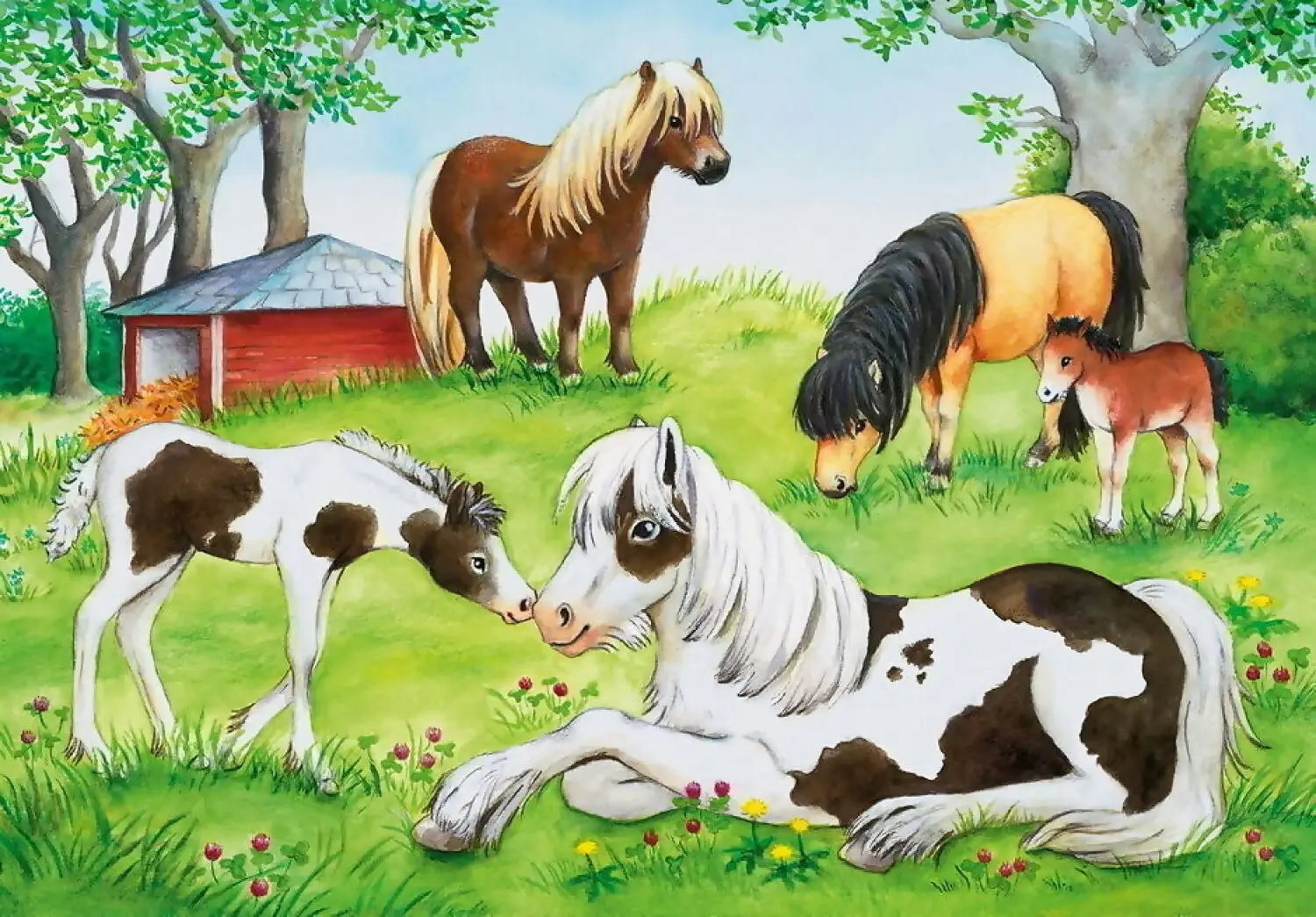 Ravensburger - World Of Horses Jigsaw Puzzle 2x24 Pieces