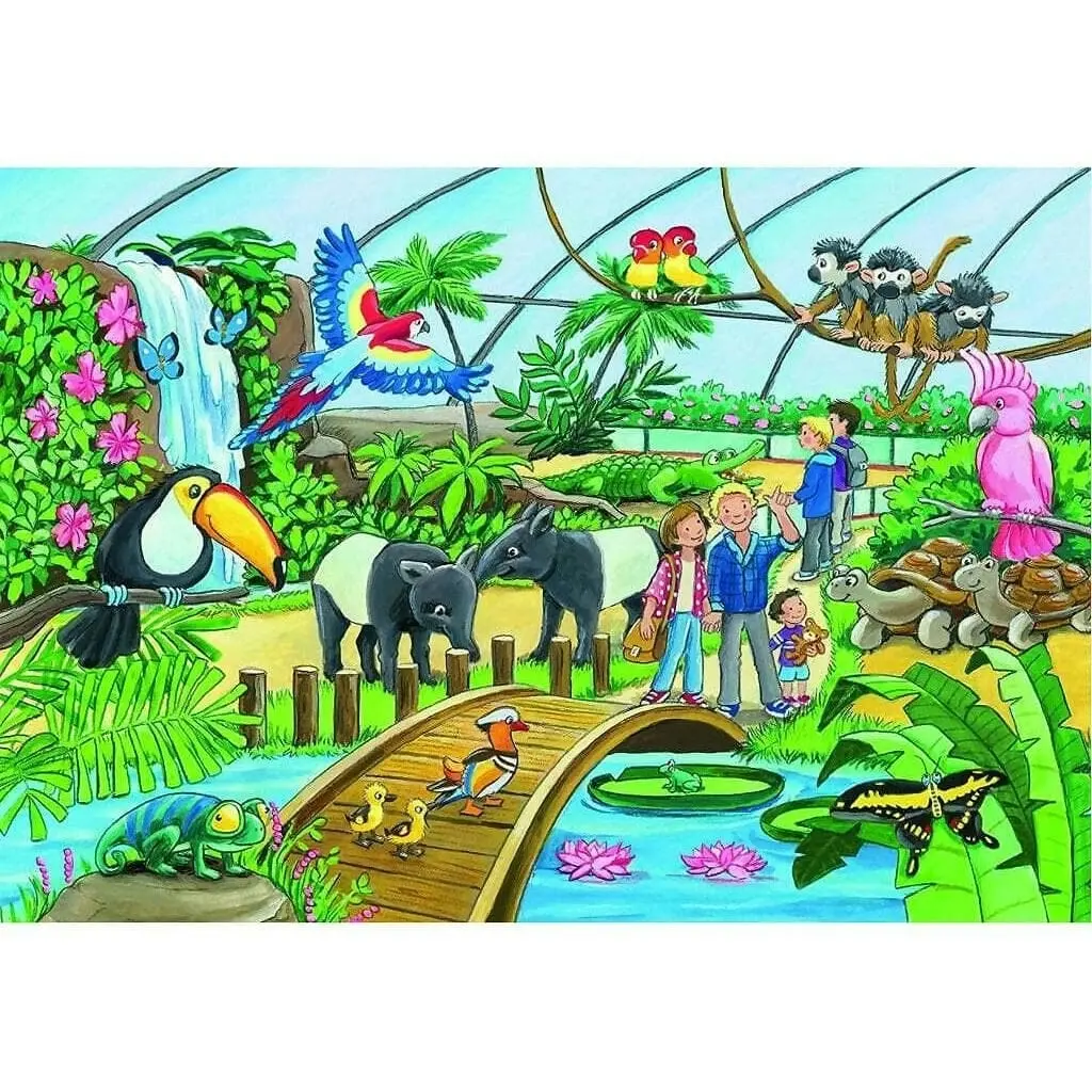 Ravensburger - Early Learning Centre - Welcome To The Zoo 2x24 Pieces Jigsaw Puzzle