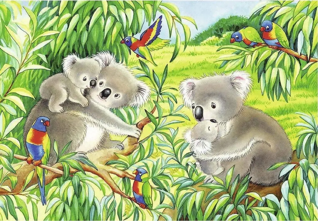 Ravensburger - Sweet Koalas & Pandas Jigsaw Puzzle 2x24 Pieces