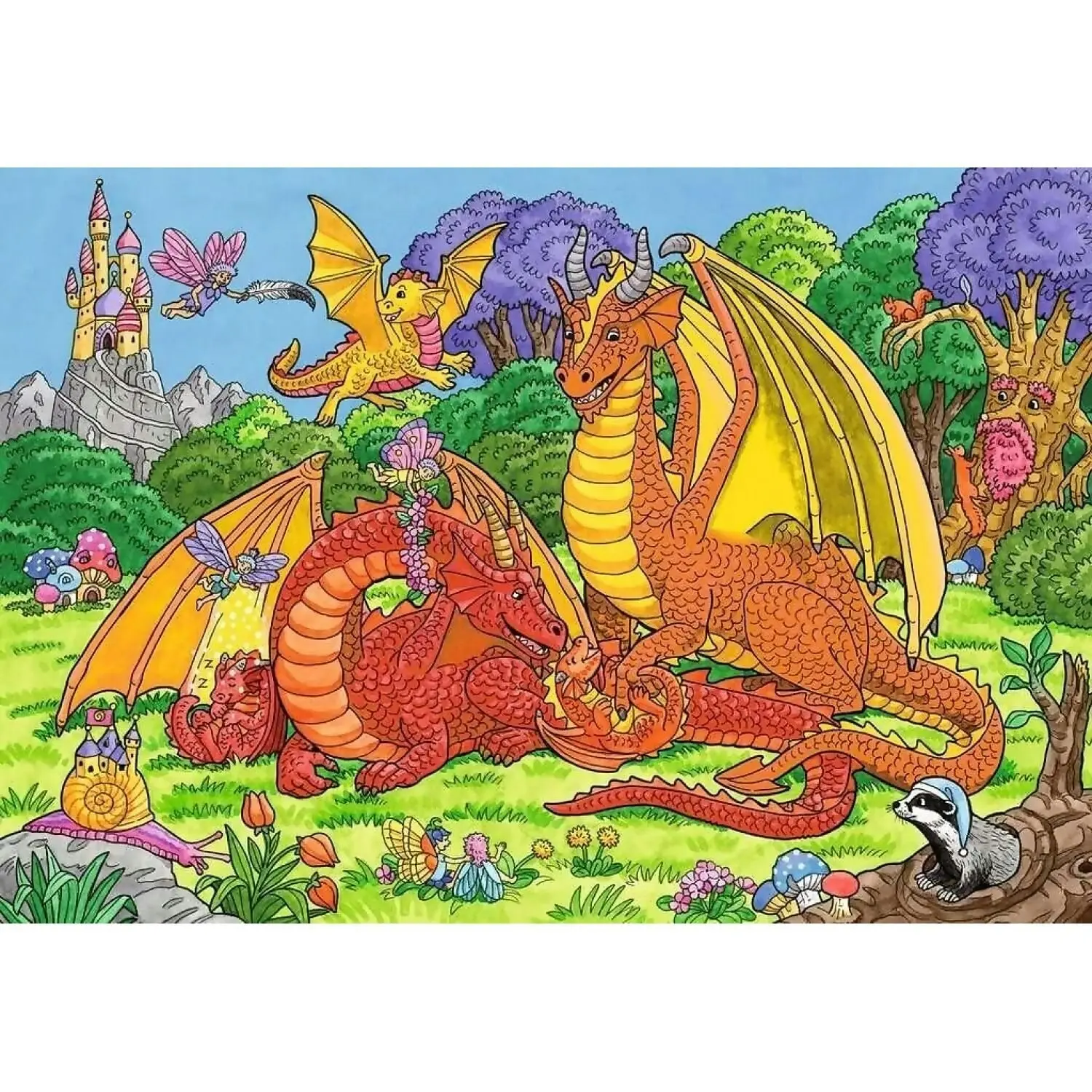 Ravensburger - Magical Forest Jigsaw Puzzle 2 X 24pc