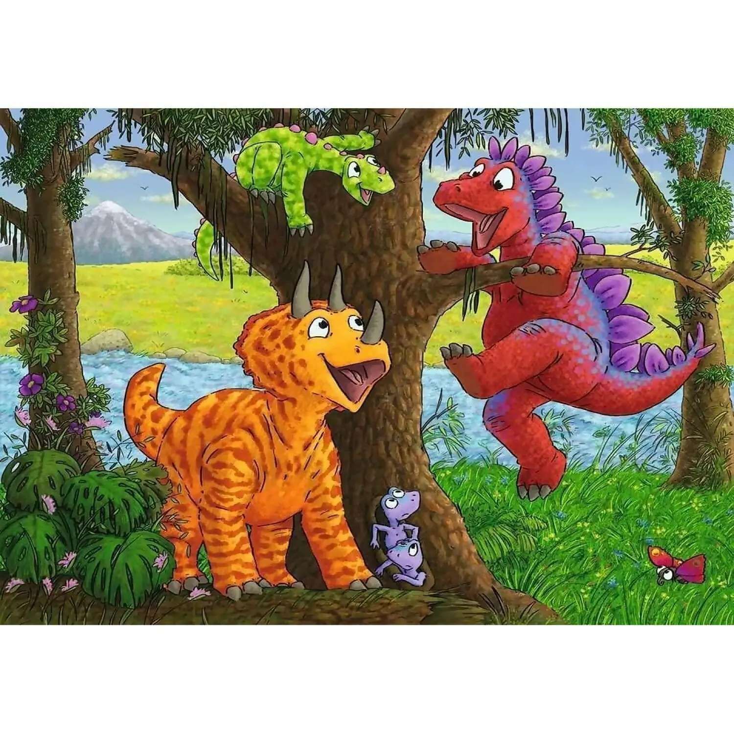 Ravensburger - Dinosaurs At Play Jigsaw Puzzle 2 X 24pc