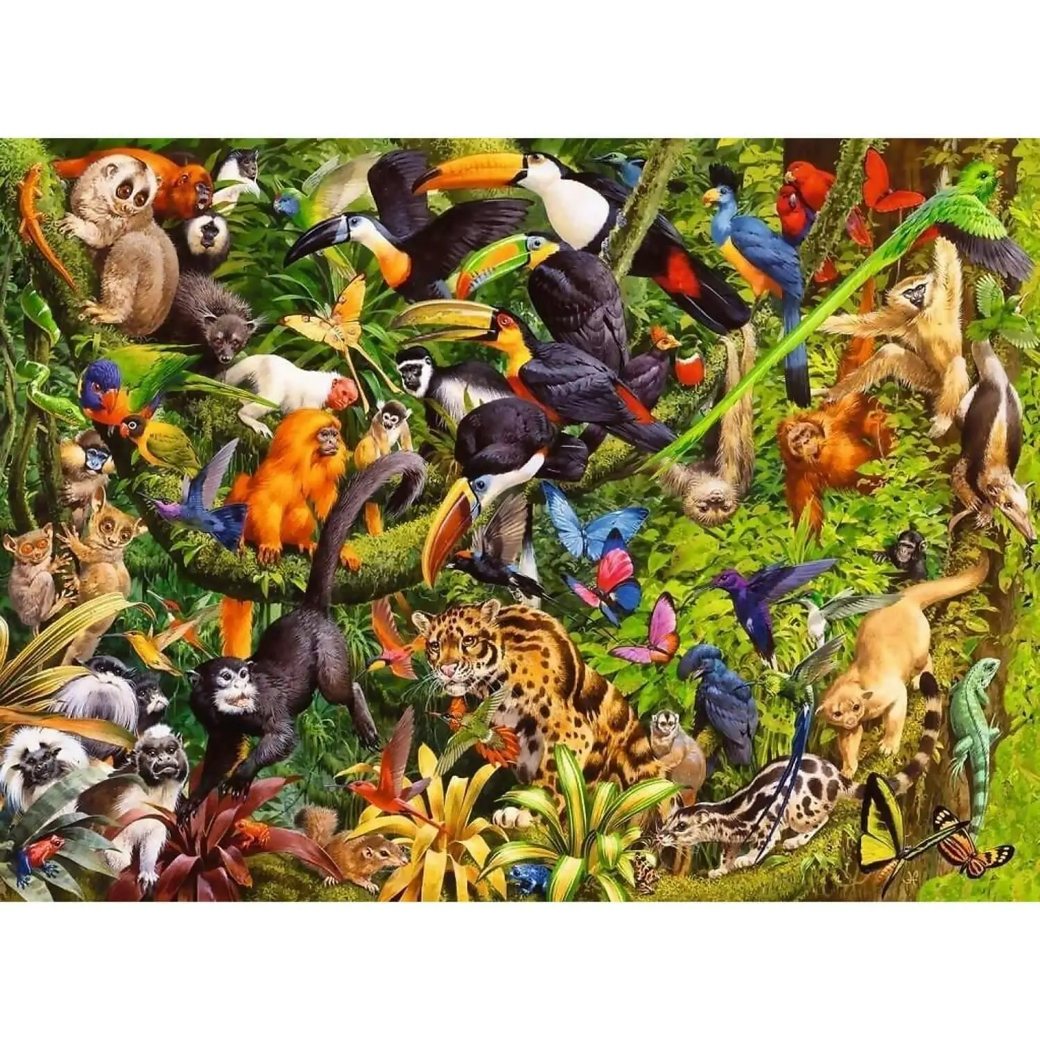 Ravensburger - Marvelous Menagerie Jigsaw Puzzle XXL 200pc