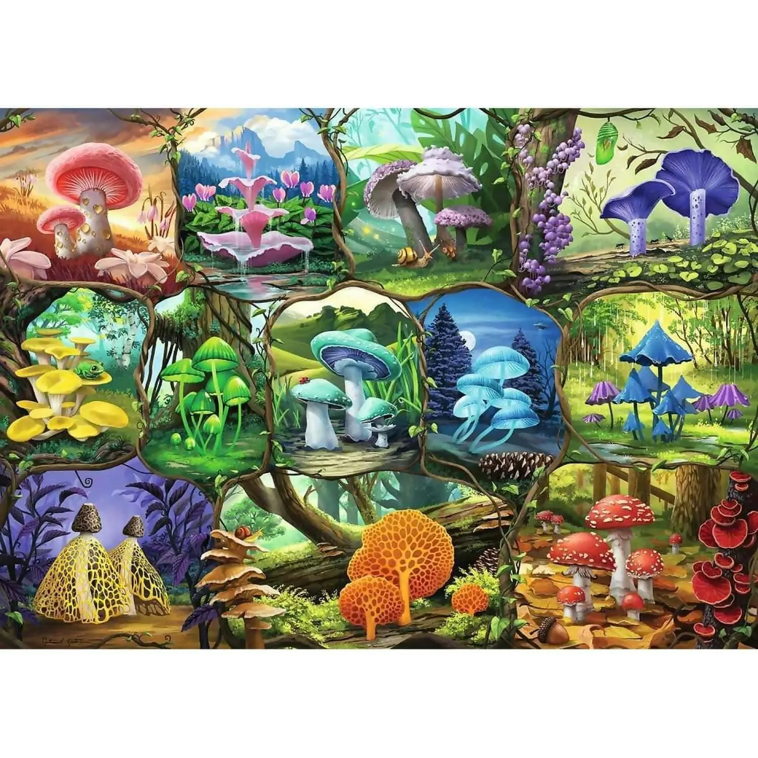 Ravensburger - Beautiful Mushrooms Jigsaw Puzzle 1000pc