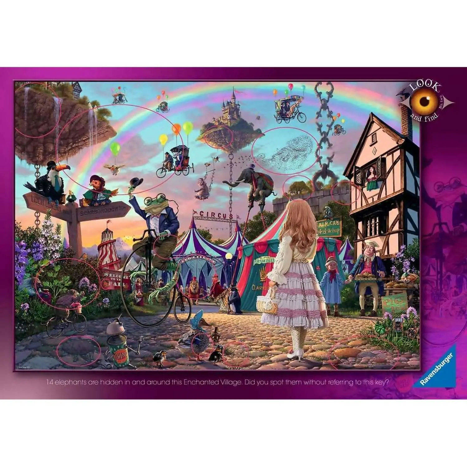 Ravensburger - Look & Find Enchanted Circus Jigsaw Puzzle 1000pc